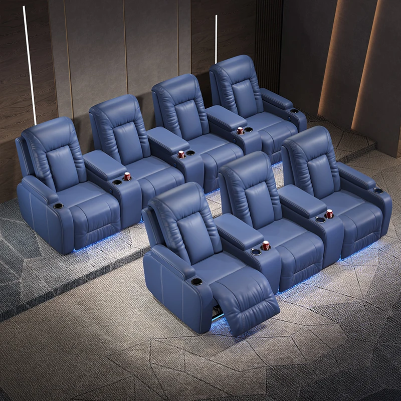 Home Theater Sofa Electric Space Function Cabin Villa Movie Theater Viewing Chair