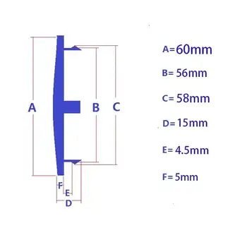 10 最佳銷售 105毫米輪圈蓋 - №3