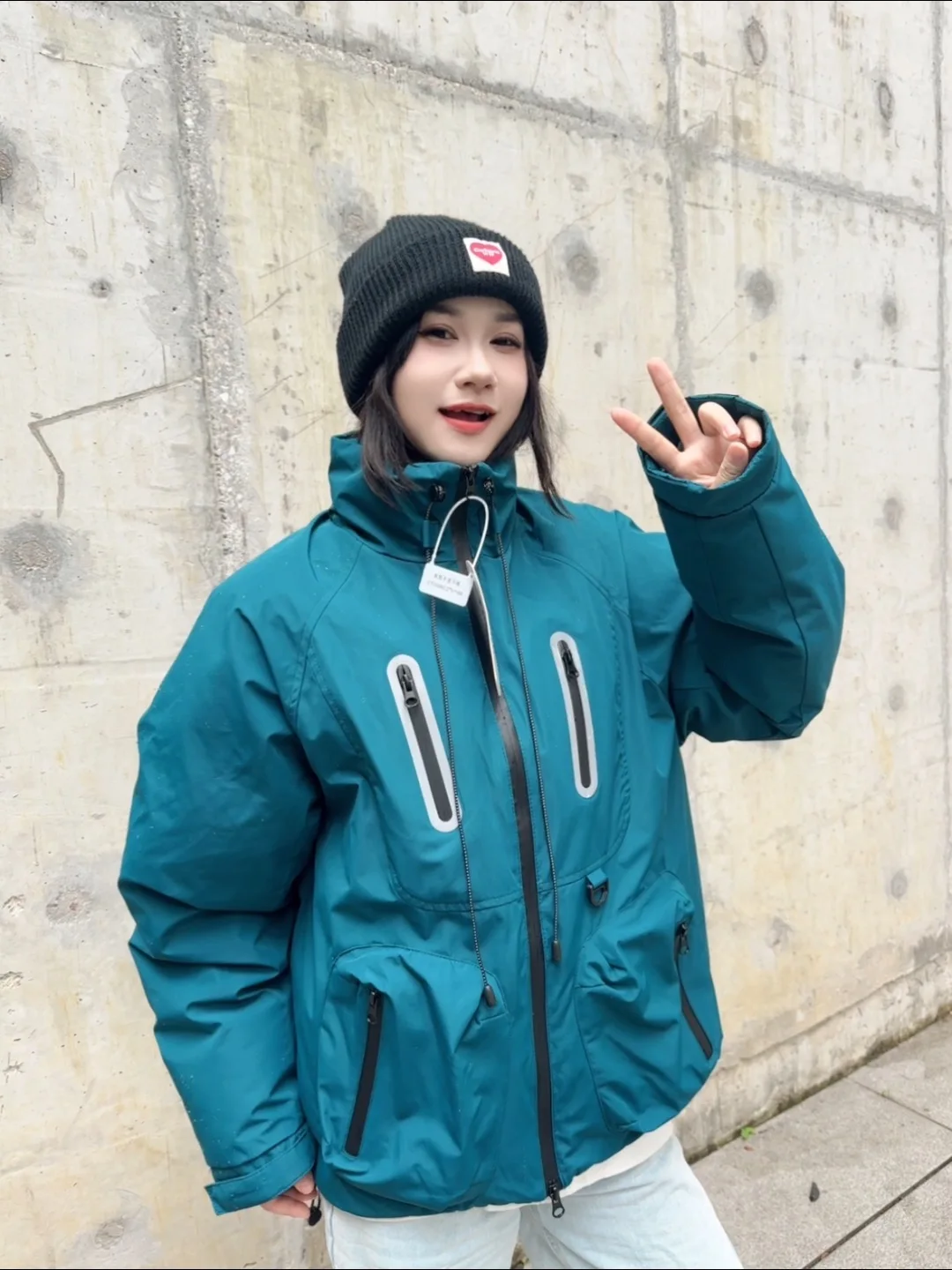 

Mona Men's Thiened Cotton Jaet Outdoor Winter Tee-Proof Function Windbreaker Faionable Urban Sle Polyester Fabric