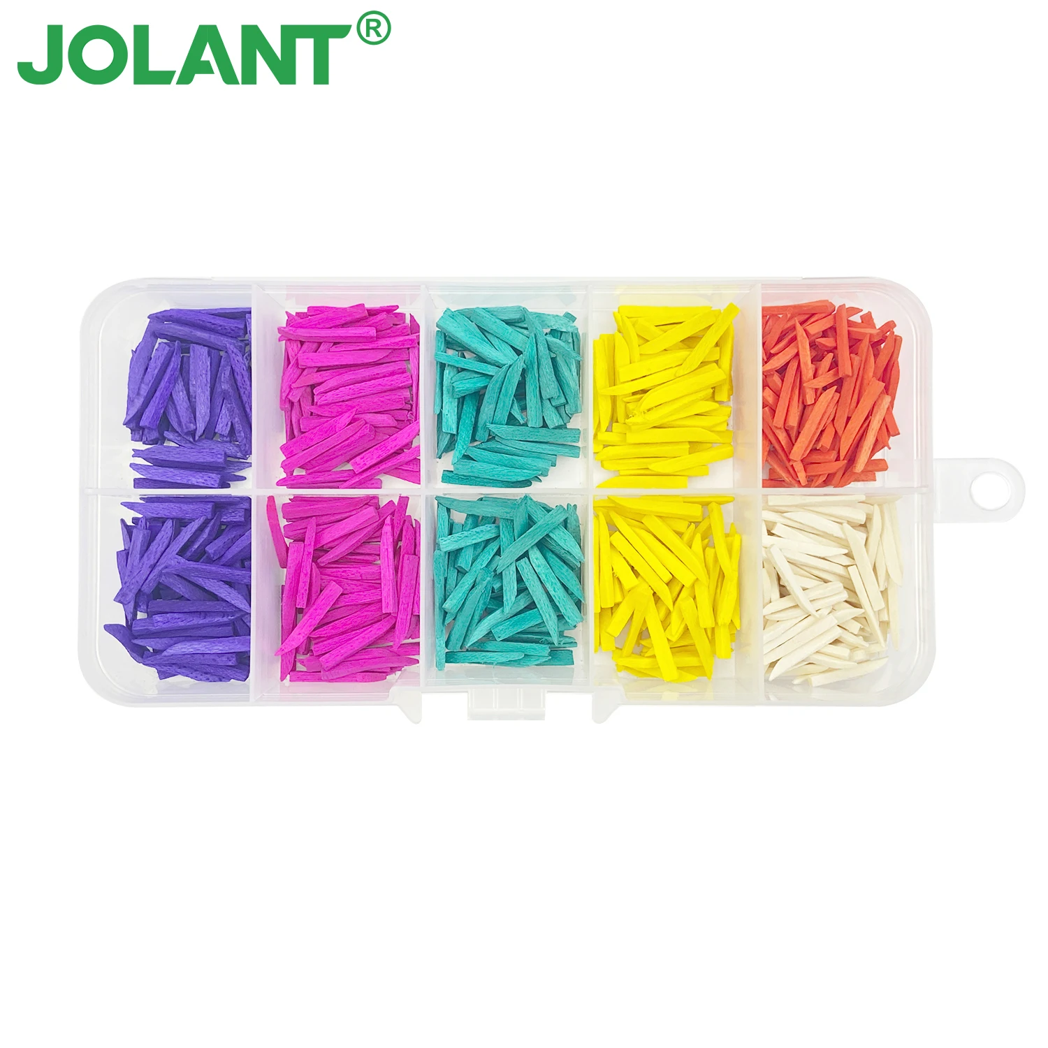 JOLANT 600pcs/Set Dental Disposable Restoration Interdental Composite Contoured Wood Wooden Wedges Materials Dental Care