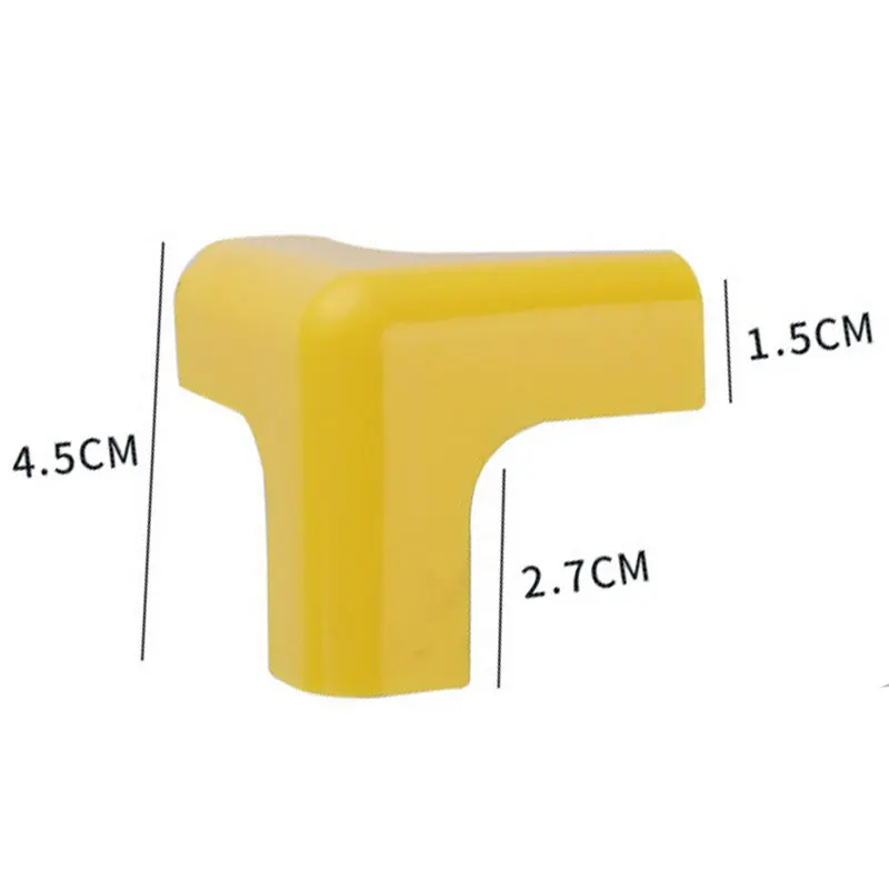 4Pcs Large Child Safety Edge Guards Protection Cover Pad From Table Desk Furniture Angle for Baby Safe Silicone Corner Protector