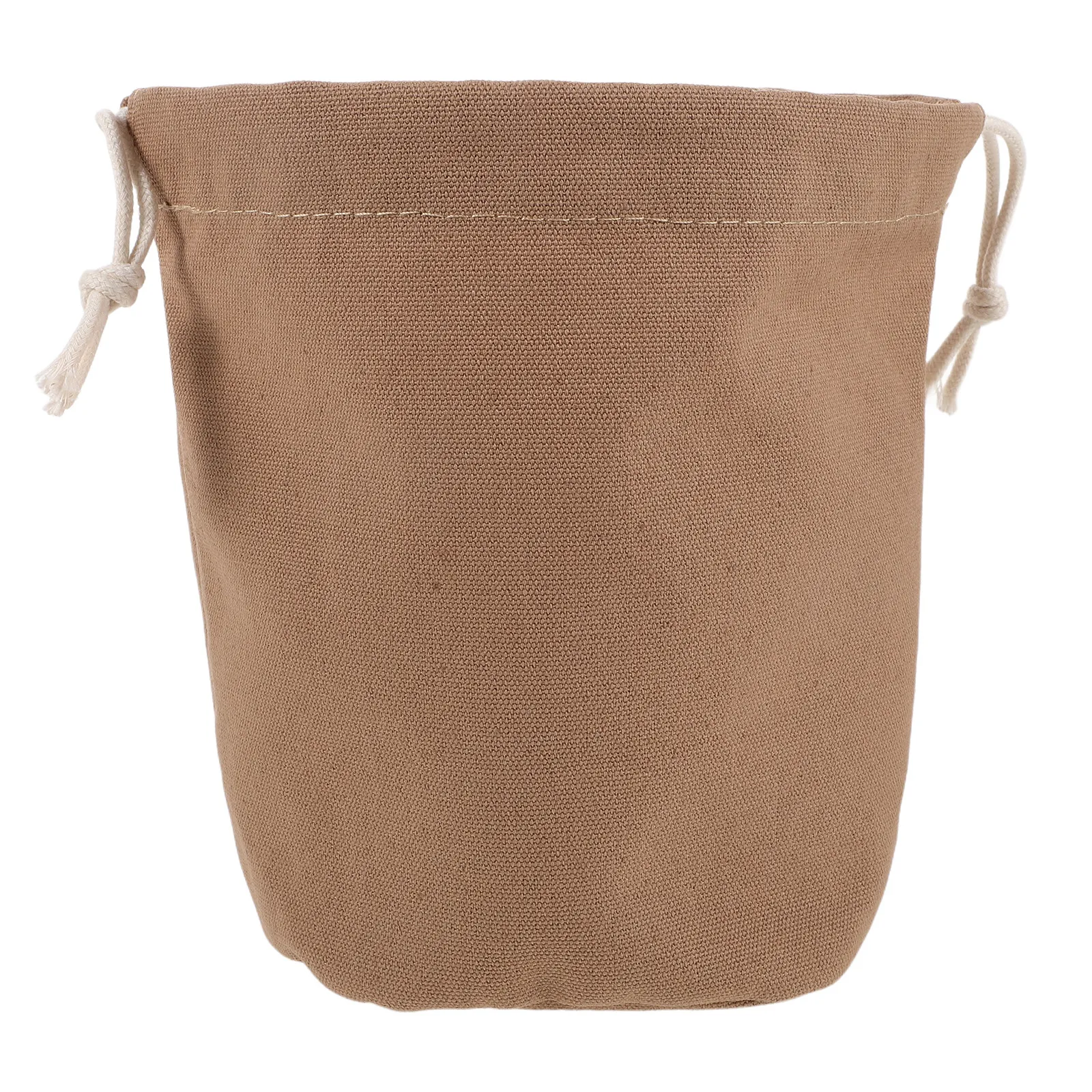 Round Bucket Bag Organizer Insert Thick Canvas Purse Liner Drawstring Tote Bag Organizer Bucket Purse Insert Daily Commuting