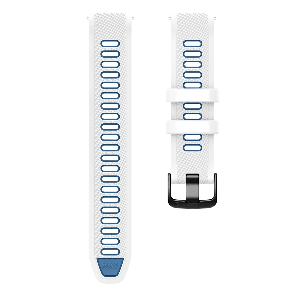 Universelles 22-mm-Sport-Silikonarmband für Garmin Forerunner 265 255 Musikband für Vivoactive 4/Venu 4 45 mm Armband-Uhrenarmband – Detail 3