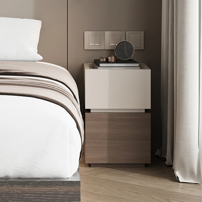 العصرية الضيقة طاولة السرير أدراج الخشب Librero خزائن التخزين ديكور السرير الجدول غرفة المعيشة Criado Mudo الأثاث العصري #3