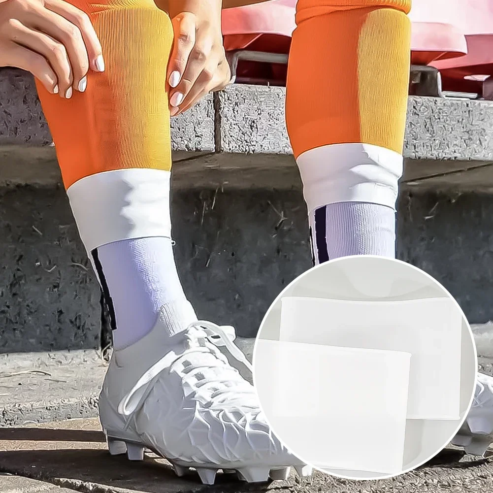 Schienbeinschutz, feste Bandage, Bandbefestigung, verstellbarer, elastischer Schienbeinschutz, Befestigungsgurt für Fußball, Fußball, Radfahren, Bein-Schienbeinschoner – Detail 5