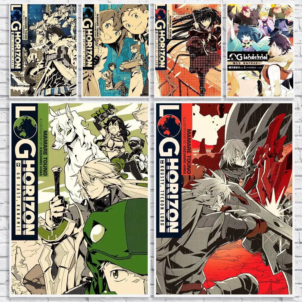 Log HorI-zon AnI-me Band Poster HD Art Sticky Wall Waterproof Home Living Room Bedroom Bar Aesthetic Decoration