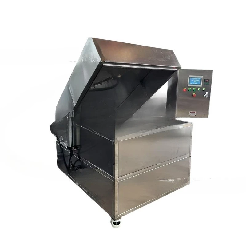 Automatic high pressure rotary basket type rotary spray cleaning machine