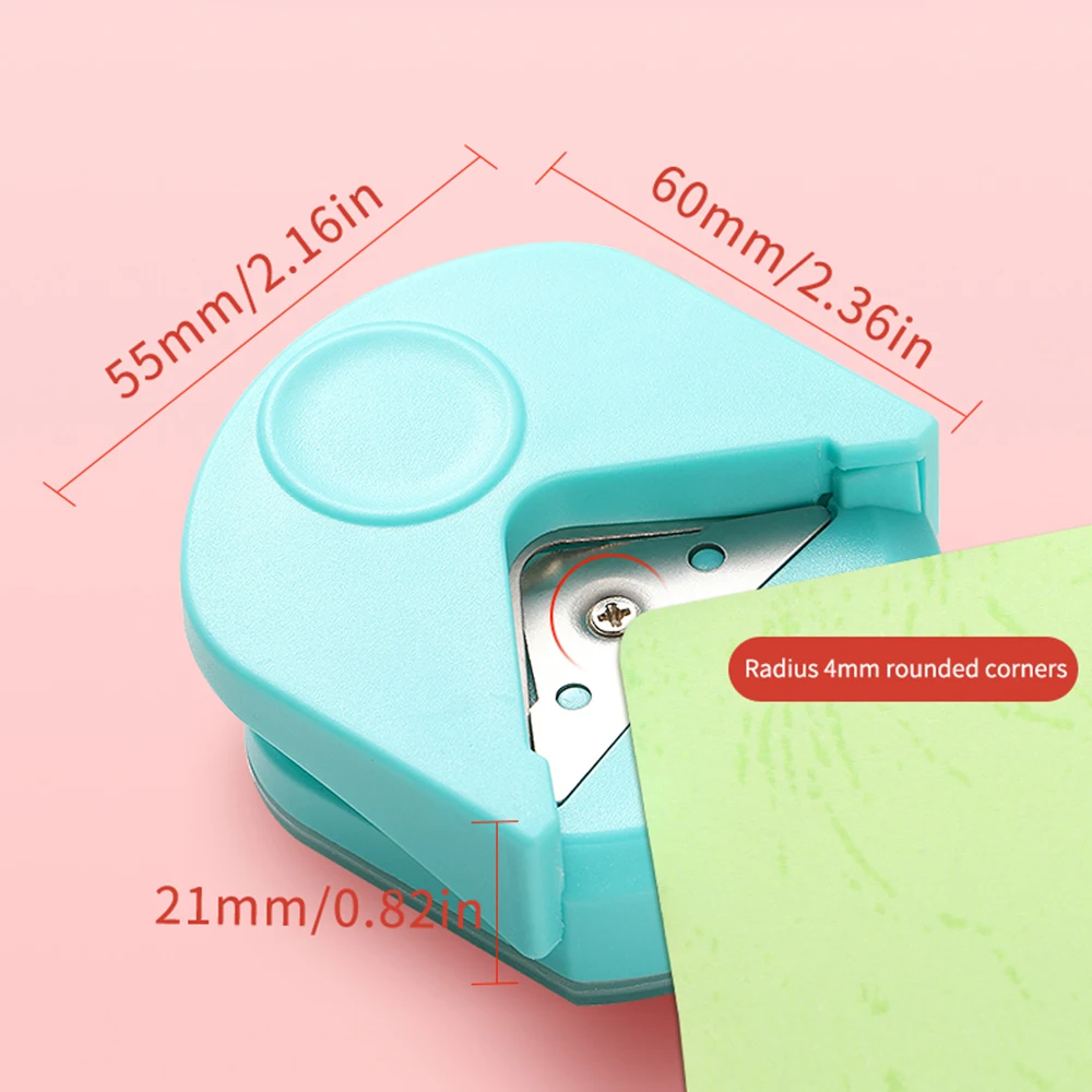 Mini rounder Paper Puncher Scrapbooking R4 Sharp Corner Trimming Card Photo Cutter forniture Cortador De Papel Corner Trimmer