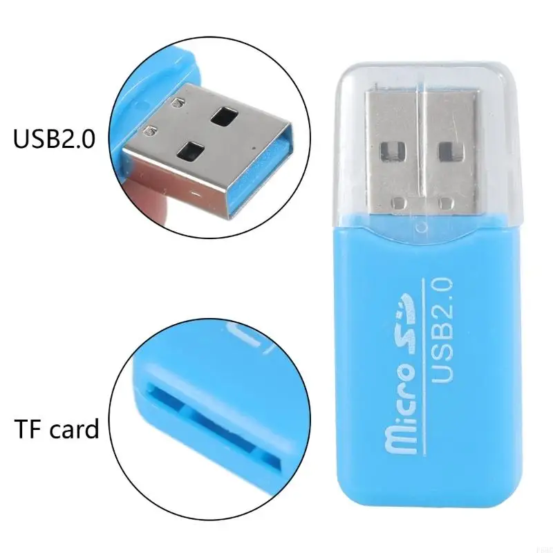 F68C 1PC USB 2.0 عالية السرعة micro t-flash بطاقة القارئ محول القارئ FR 16G 32G