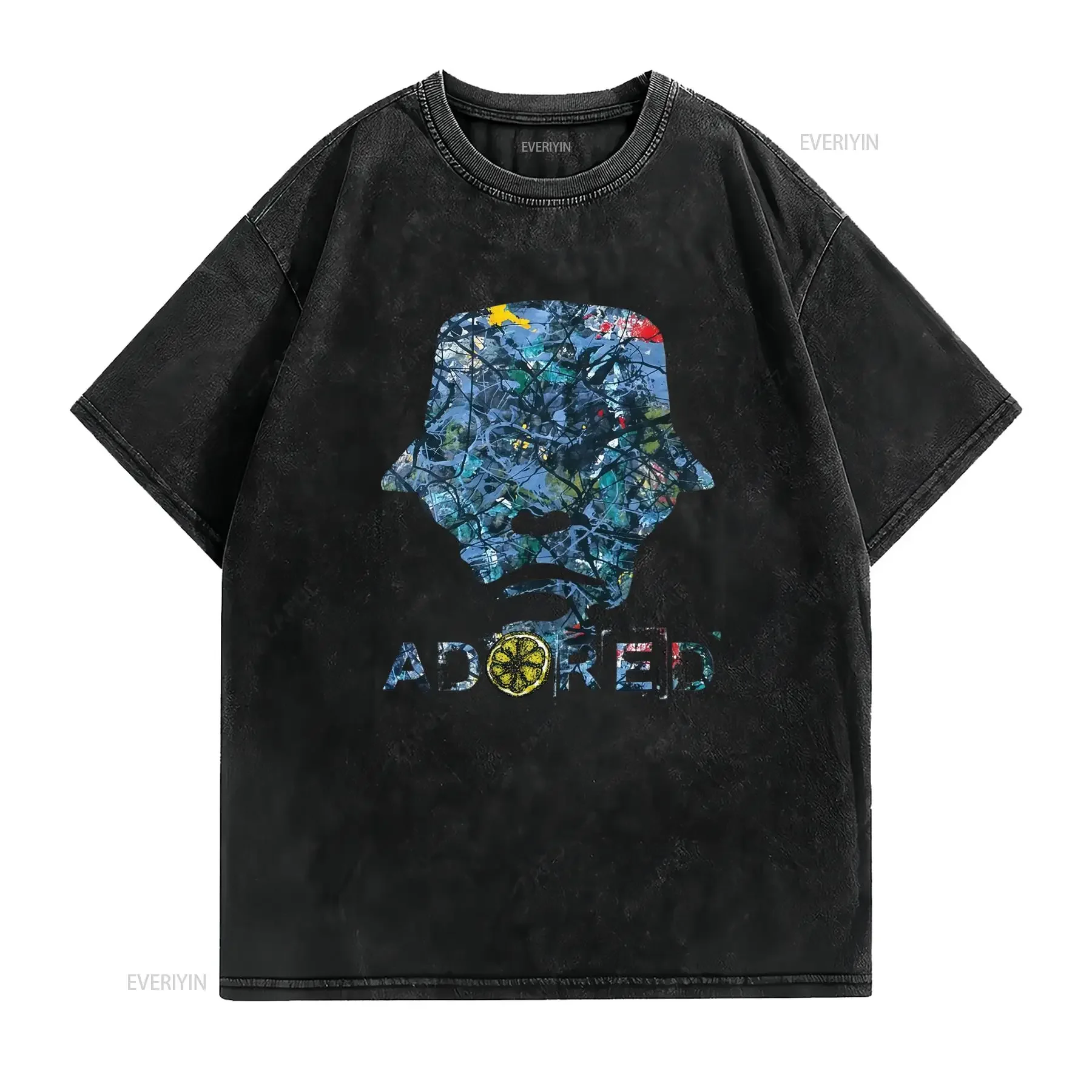 Men'S The Stone Roses Adored T Shirt Vintage with Iconic 90s Music Design Round Neck Casual for Attire Themed Events All Unisex