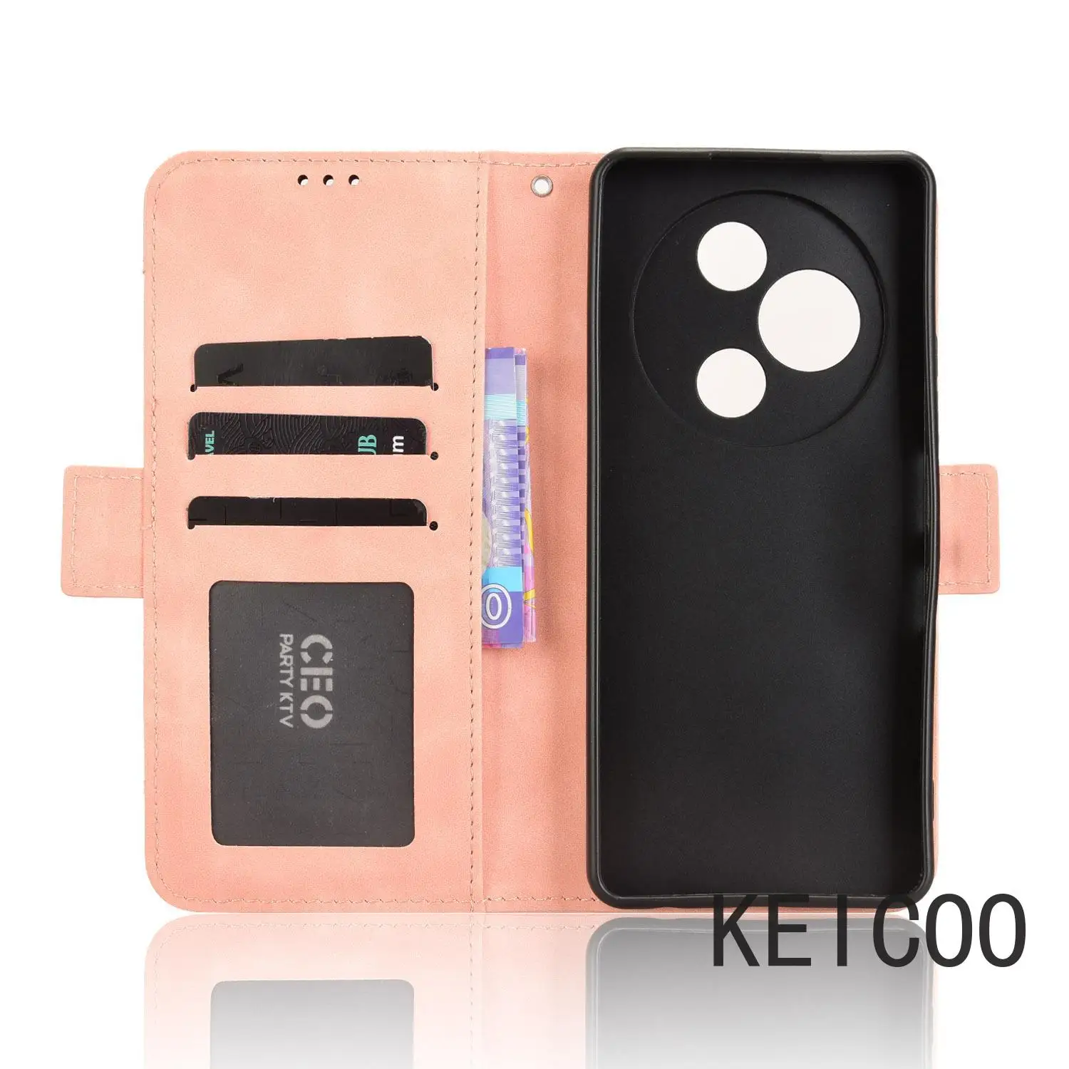 ل TCL 40 50 60 60R SE LE XL XE Pro NxtPaper 4G 5G موضة متعددة الوظائف غطاء الوجه متعدد فتحة للبطاقات محفظة كليب حافظة جلدية #6