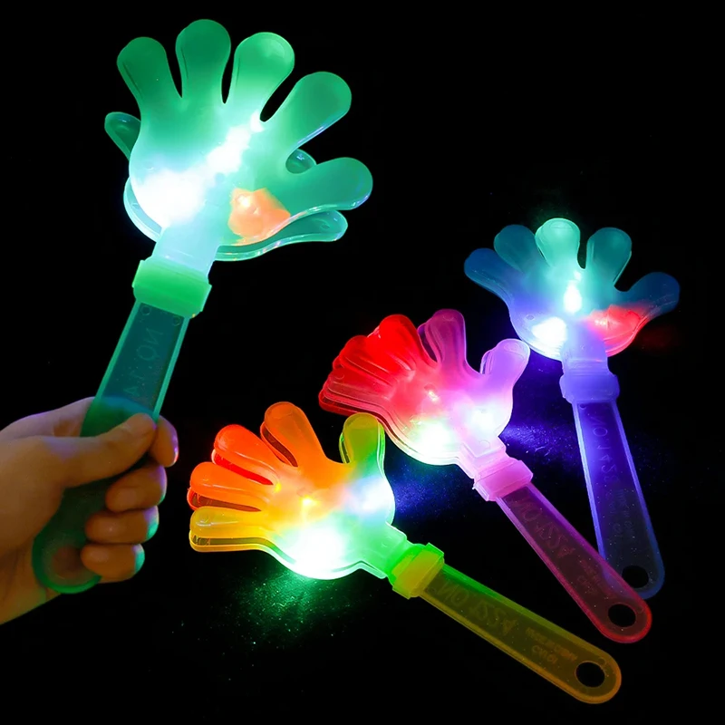 

1 шт. светящиеся Хлопушки с хлопушкой, Детские Хлопушки, реквизит для детей, светодиодный сенсорный раннее образование, подарки на день рождения