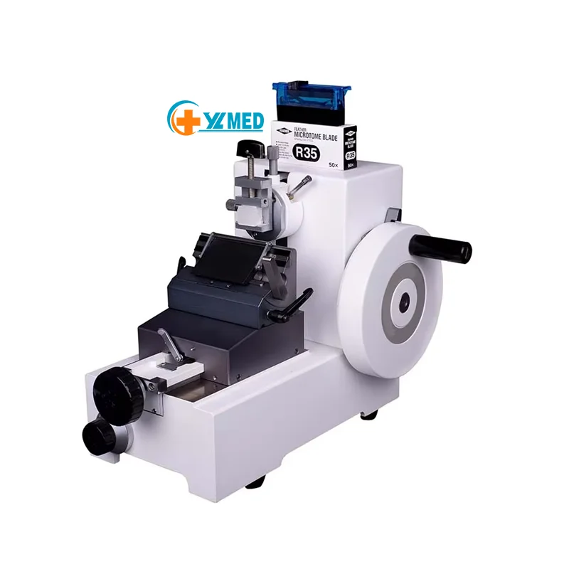 Hot Selling Medical Pathological Microtome Rotary Microtome Medical Equipment Ce Freezing Embedding Machine Medical Device 28 Mm