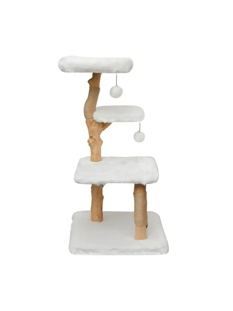 Cat Climbing Tree Branch Toy, Jumping Scratching Board, Sharpening Claw, Pet Supplies, Four Layers, None