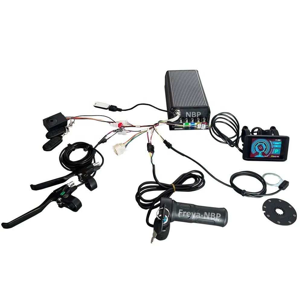 Sabvoton MQCON SVMC7280/100/150 Amp Program Sine Wave Controller Display Throttle set for Electric Bike Bicycle Kit 3kw 5kw 8kw
