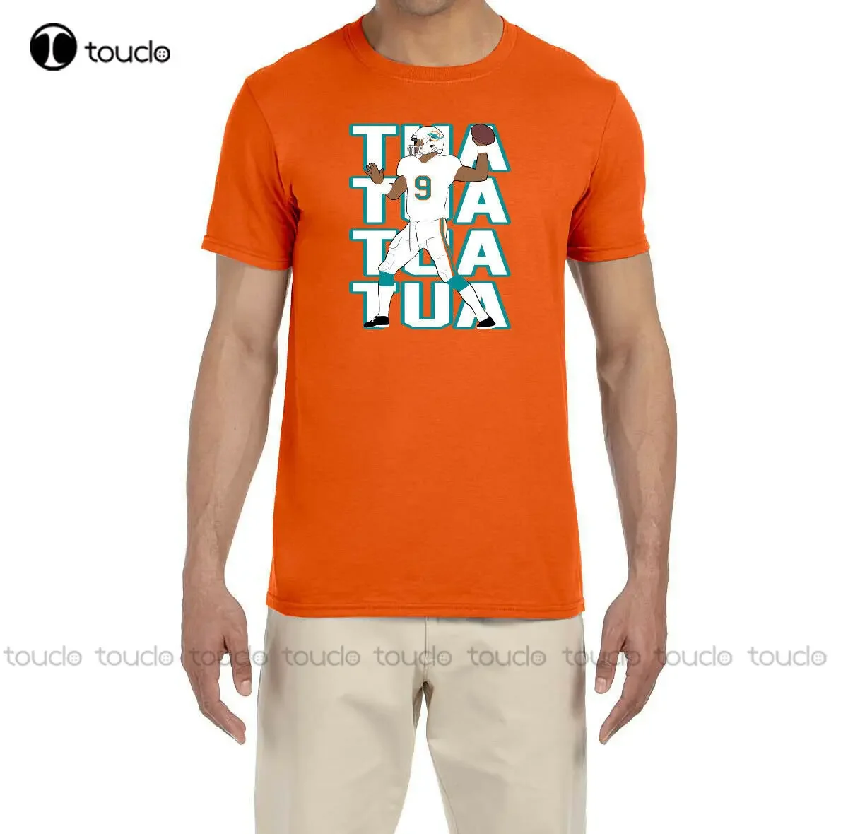 Miami Tua Tagovailoa Text Pic T-Shirt Big And Tall Shirts For Men Custom Aldult Teen Unisex Digital Printing Tee Shirts Tshirt