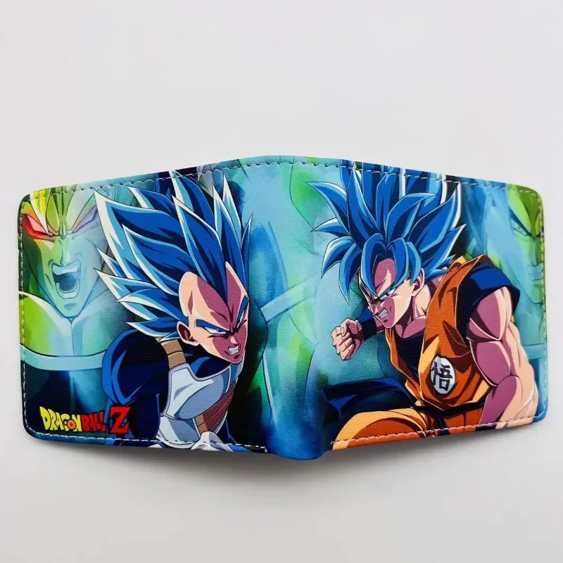 Anime Dragon Ball Son Goku Portable Wallet Card Holder Stylish and Simple Coin Purse Cute Things for Girls and Boys