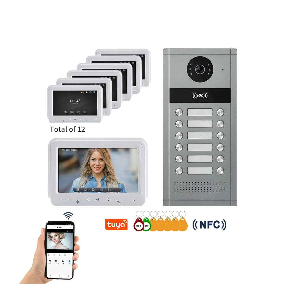Tuya WIFI Video Intercom Syste - Home Security Units ulasan dan harga