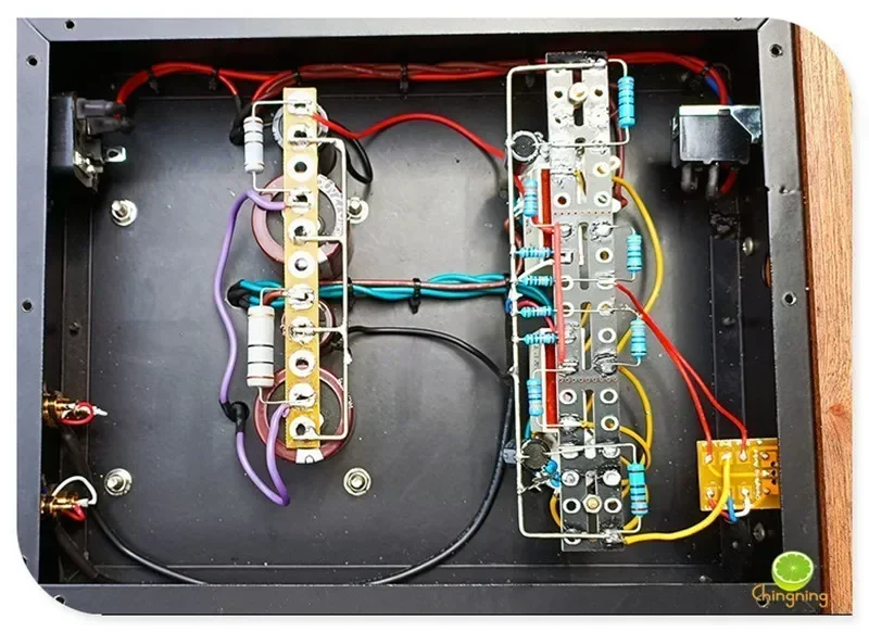 

Latest 6N6 / 6H30 Single-tube Vacuum Tube Preamp 6Z5P Tube Rectifier 2.0 Channel HIFI Home Audio Amplifier 10 Times Amplify