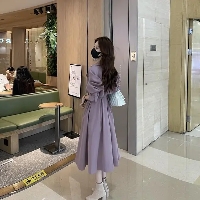 

Raincoats For Women Trench 2025 Irregular Windbreaks Joint A-Line Korea Environmentalerial Pleats Airy Strap O-Neck Single-Layer
