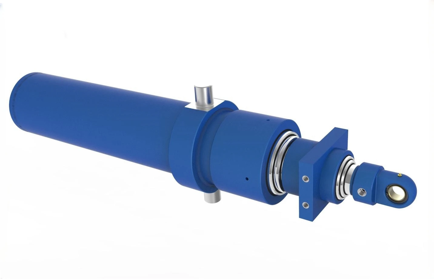Hydraulic Cylinder, Retractable Unloader Injector, Heavy Duty, 12V DC, High Pressure, Agricultural Equipment, Easy Installation