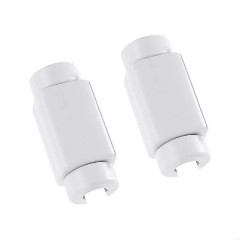 White PVC Cable End Guard for USB C and Selected Standard Data Cords, Strain Relief Shell for Desk Cable Care Home 896C
