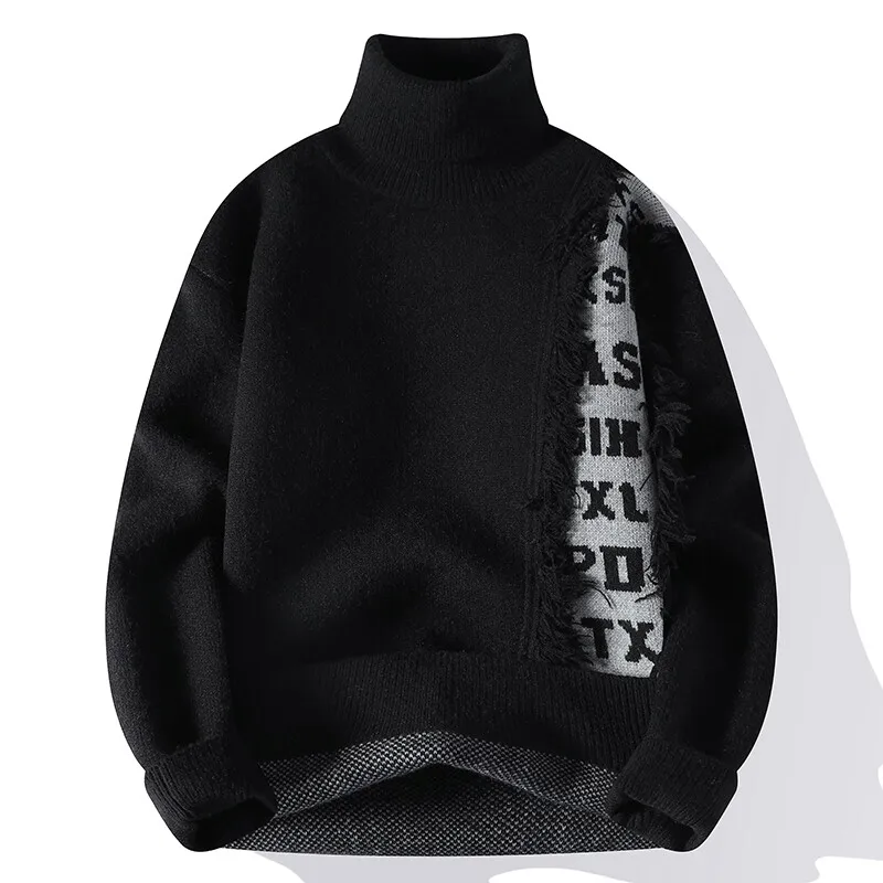 2024 winter new arrival korean style thicken mens warm sweater men fashion sweaters Men's wool pullovers male size M-4XL
