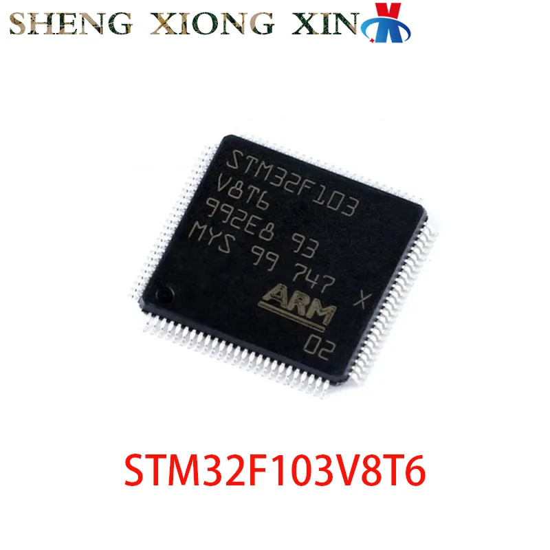 1pcs 100% NEW STM32F103V8T6 LQFP-100 ARM Microcontrollers  STM32F103 F103V8T6 Integrated Circuit