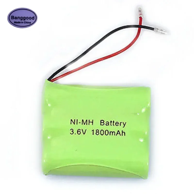 1PC Universal Plug 3.6V 1800mAh 3x AA Table Desk Cordless Phone Rechargeable NIMH Battery Pack