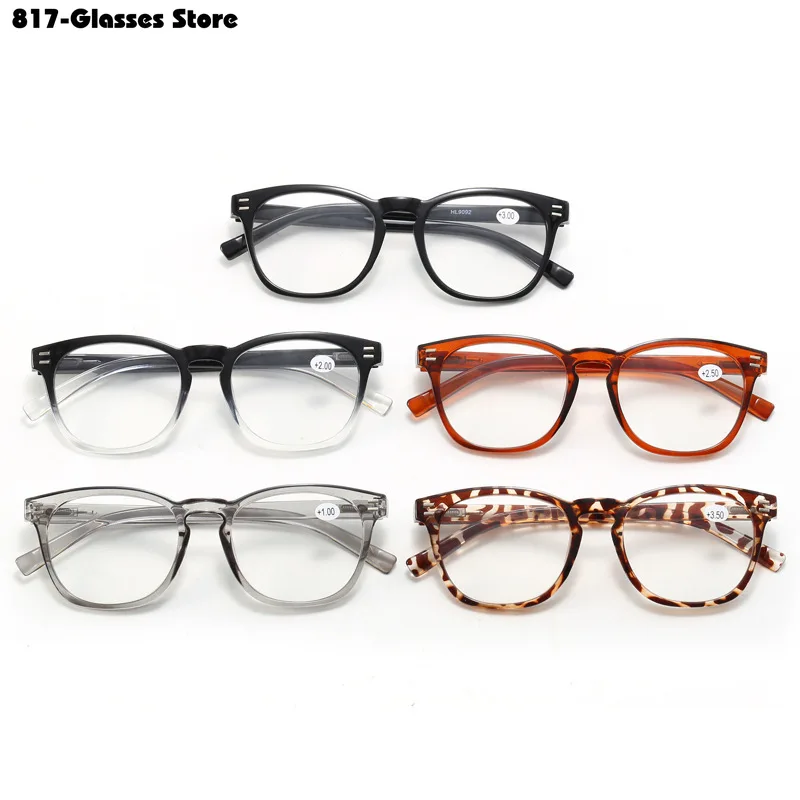 Reading Glasses Men Women Personality Elegant Large Frame Fashion +1.0 To +4..0