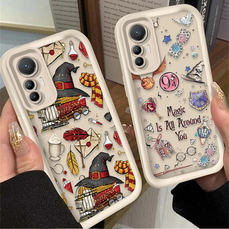 Magic Potters Wand Harries Case For Xiaomi Poco X7 X6 X5 X3 NFC F7 F6 F5 F3 M7 M6 Pro 4G 5G Mi 12 11 Lite NE 5G 13T 12T 11T Pro view 2