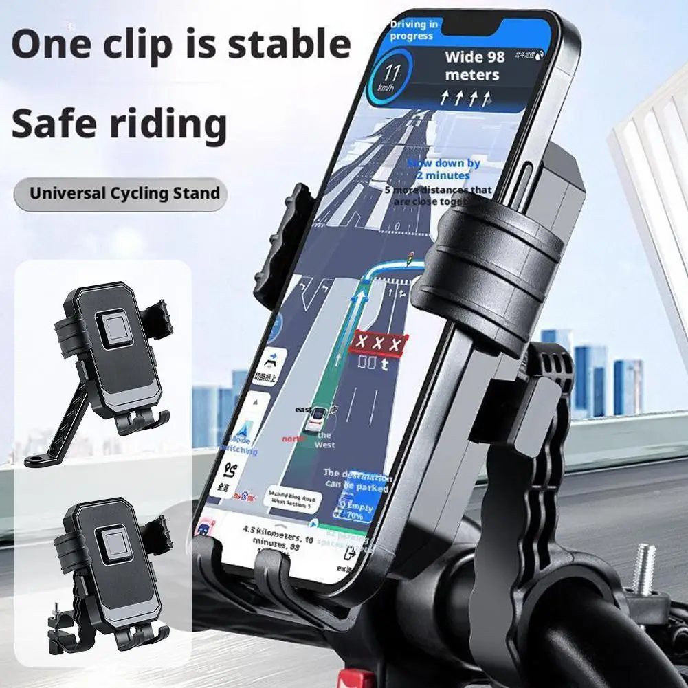 

Motorcycles Phone Holder Universal Riding Bracket Free 360° Rotation Mobile Phone Navigation For Bicycles ATV Scooter 2025 New