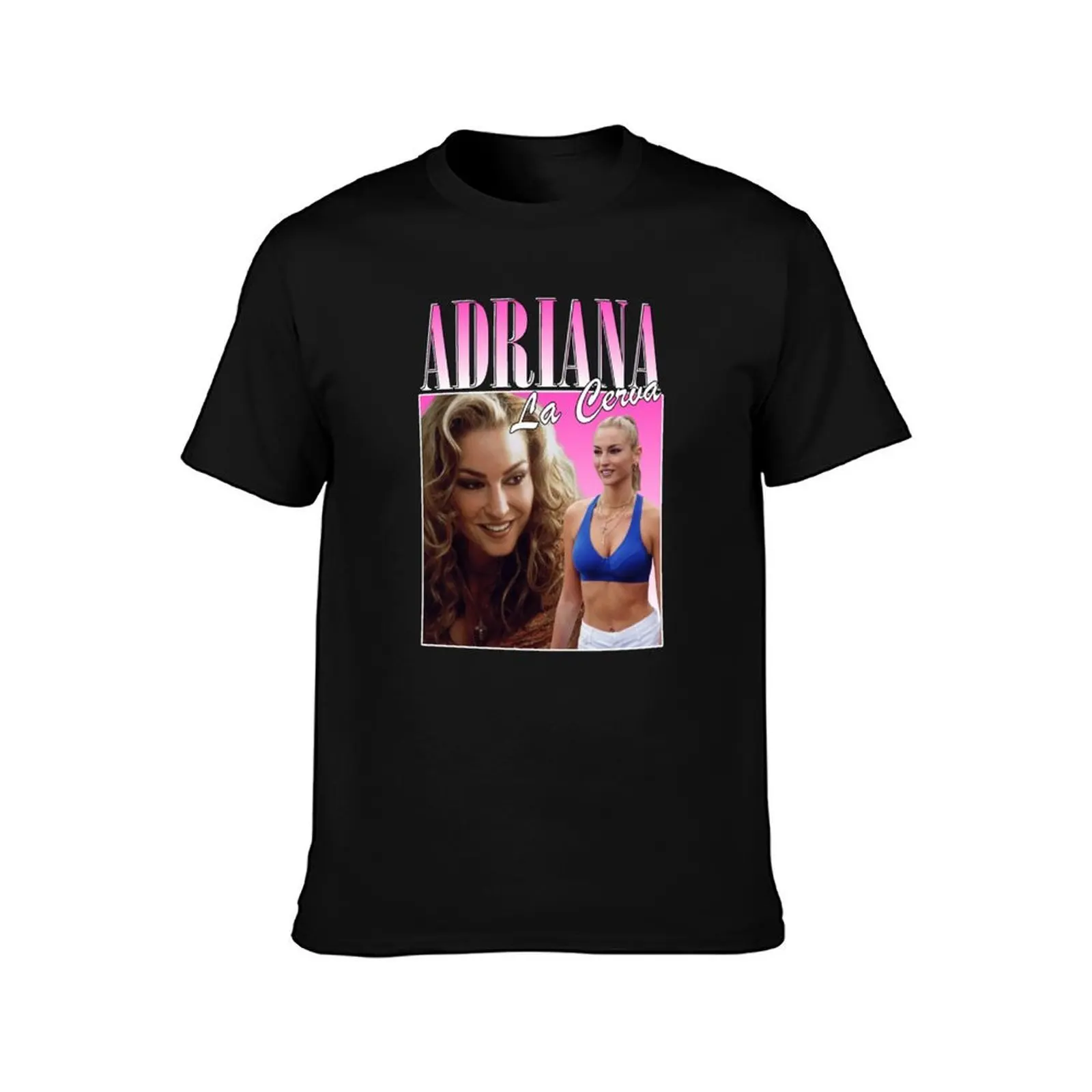Adriana La Cerva Retro Design Sopranos T-Shirt t shirts for man pack cotton T-Shirt