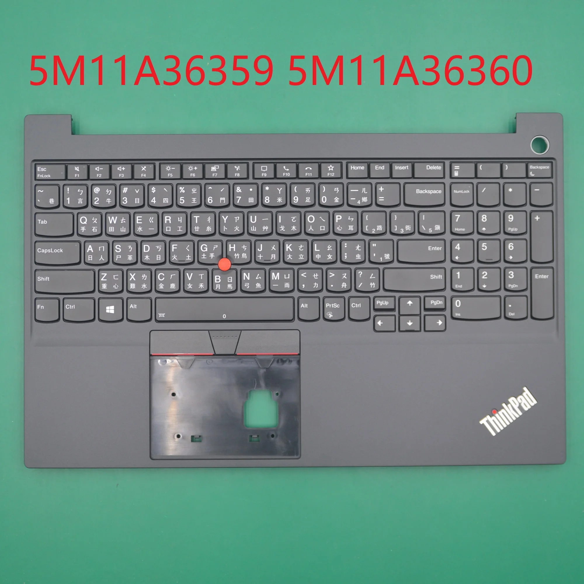 Keyboard Palmrest Top cover Taiwan Backlit for ThinkPad E15 Gen2 20TD 20TE 5M11A36359 5M11A36360 5M11A36361 NEW