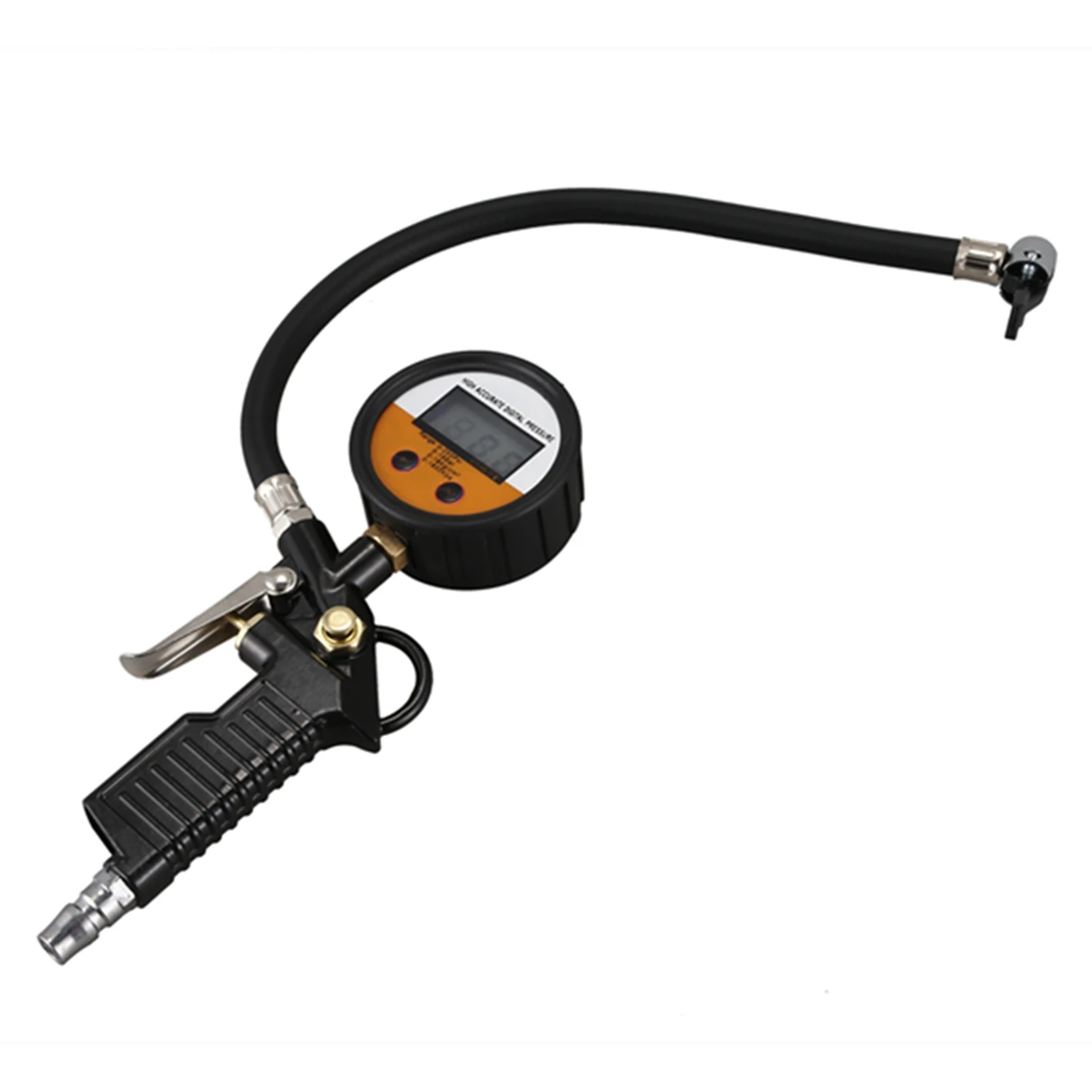 

255 Psi Car Tire Inflator Auto Tyre Inflation Air Manometer Pneumatic Pistol For Pumping Wheels Gauge