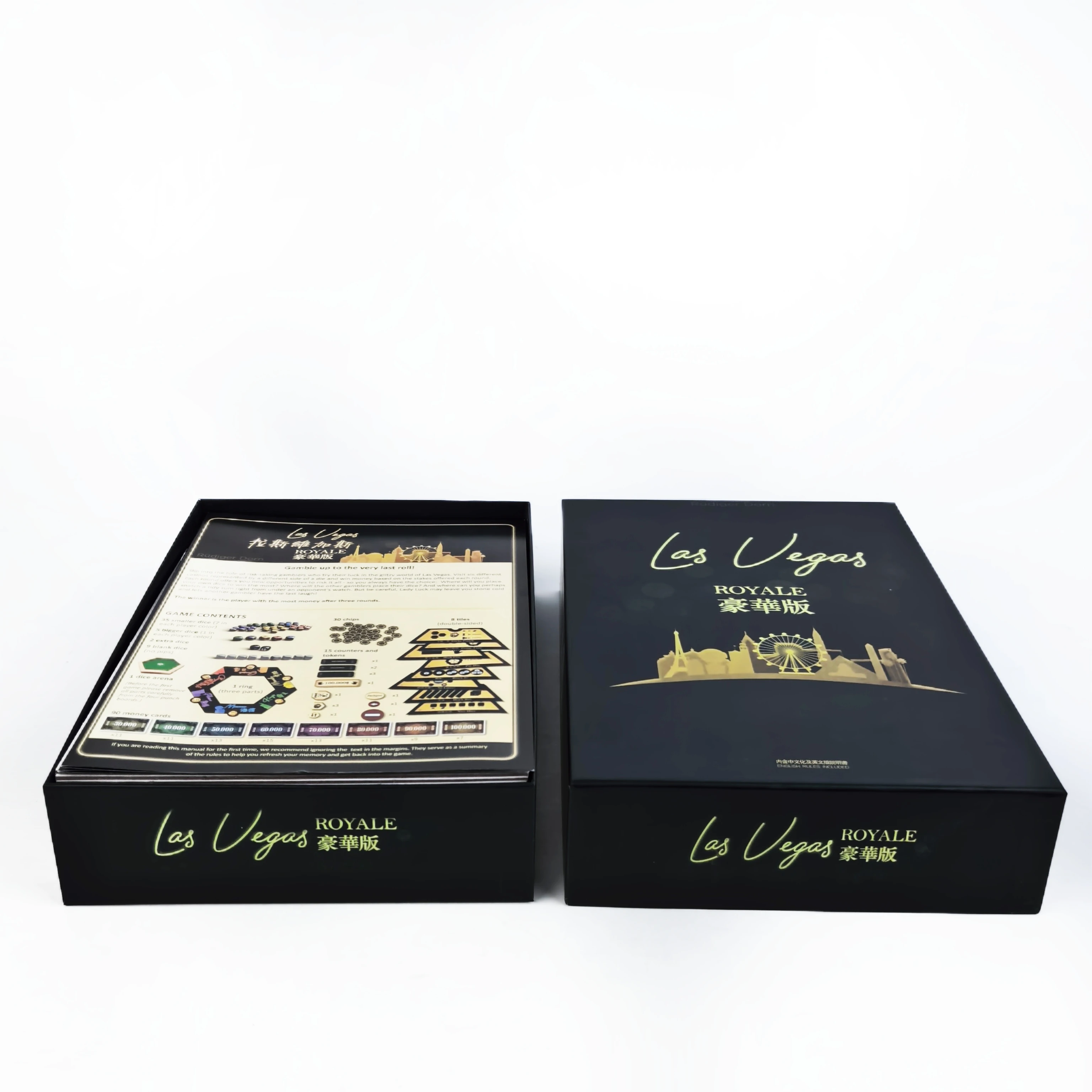 Las Vegas Royale Edition Board Game - Ultimate Christmas & Birthday Gift for Adults, Casino Party & Team Building Icebreak Game