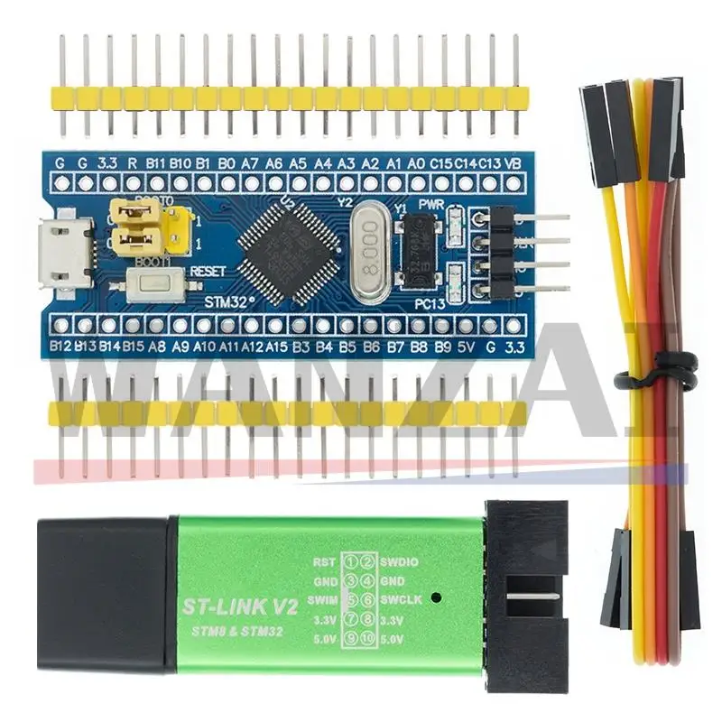 Oryginalny STM32F103C8T6 ARM STM32 Minimalny moduł płytki rozwojowej systemu dla Arduino ST-Link V2 Mini STM8 Simulator Download