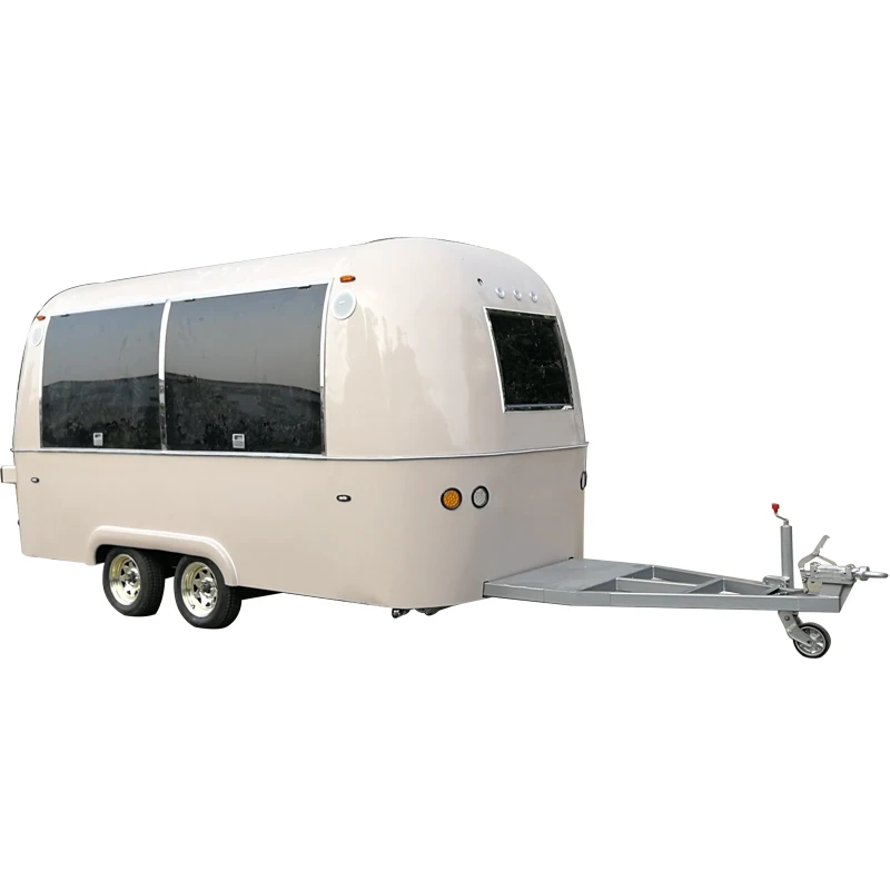 2020 New Arrival Airstream Mobile Catering van Camion Food Truck Dining Trailer Restaurant Cart Food Vending Trailer