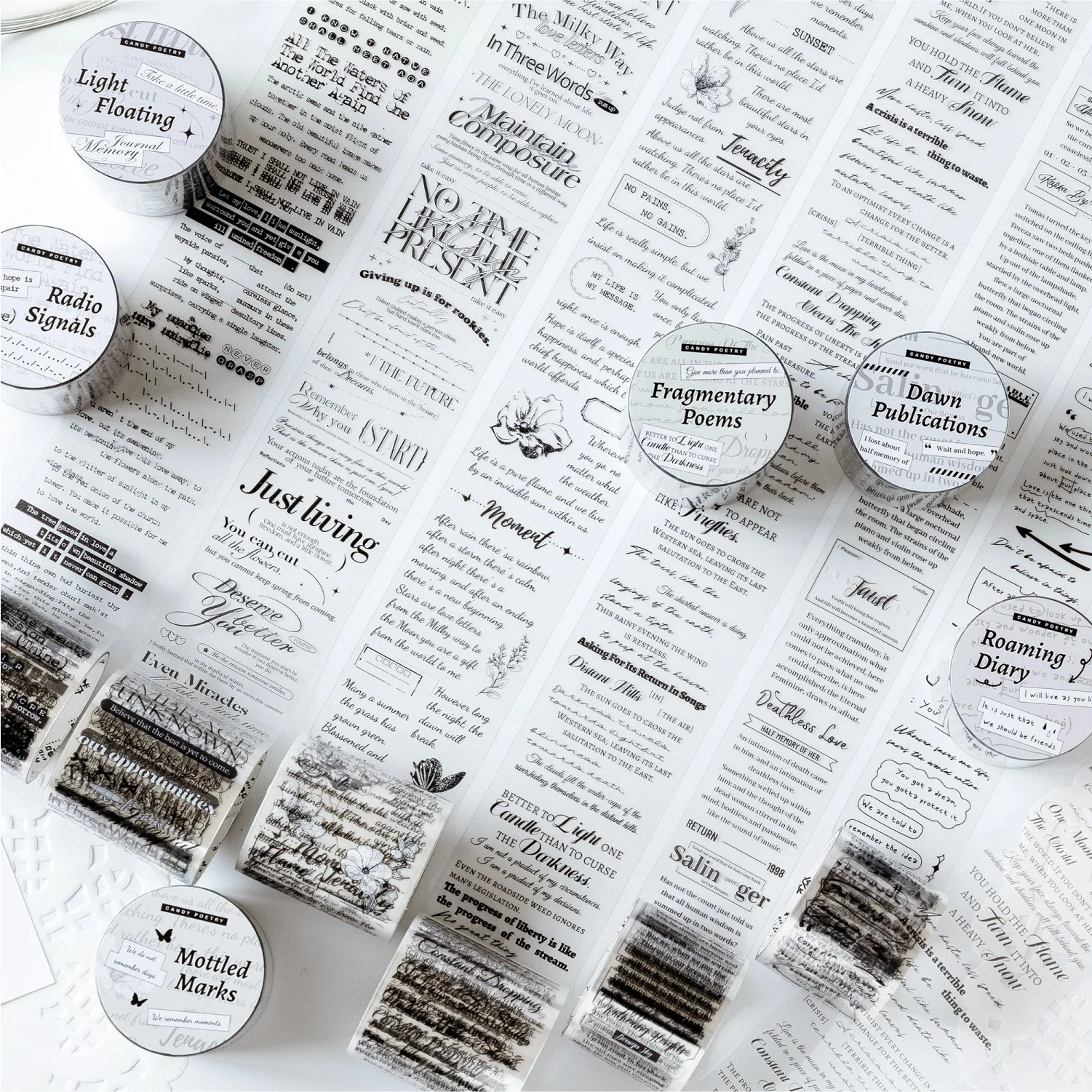 

1pcs/1lot Decorative Adhesive Tapes become a chapter in one's memory Mask Tapes Scrapbooking DIY Paper Japanese Stickers