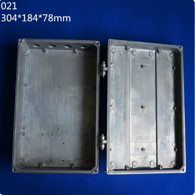 IP67 Die Cast Aluminum Electronics Project Box 304x184x78mm, DIY Amplifier Signal Housing Enclosure Case for Base Station Use