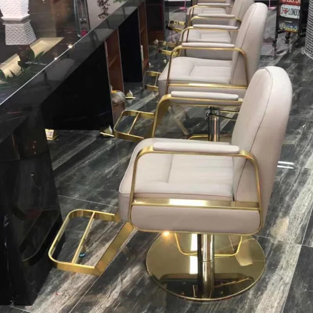 

Simple stainless steel armrests for hair salon chairs and hair salons, European style hair salon chairs, lift and drop hair cutt