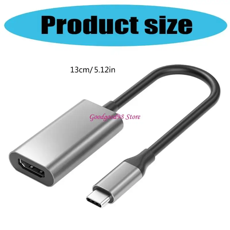 USB C to HDTV Adapter 4K HDTV to USB C Adapter Digital Converters for Tablets Switches Monitors Laptop Accessories 