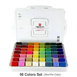 Himi Gouache Paint 56 Colors Miya Jelly Gouache Paint Set 12/24 Colors Non-toxic Safe Washable Gouache Paintings For Children