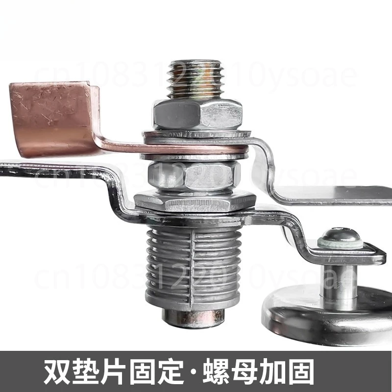 Welding Machine Electrode Quick Fire Ground Wire Clamp Grounding Device Welding Strong Magnetic Lapping Iron Artifact Welder