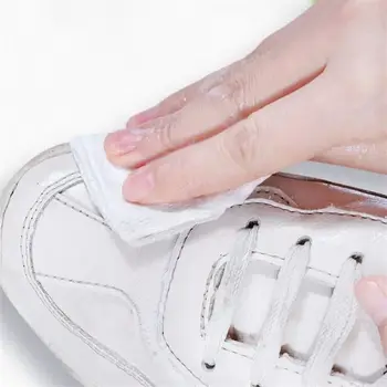 12/30/80片裝一次性鞋巾 手提鞋履清潔器 旅行運動鞋濕紙巾 快速清潔白色鞋款 文物拋光 10 最佳銷售 迷你濕紙巾 - №6