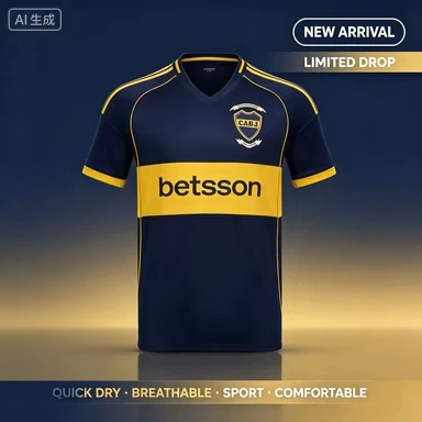 2026 Bestseller Boca Juniors Fan Customized Neutral Summer Breathable Short Sleeve T-shirt Fashion Sports Parent Child Clothing