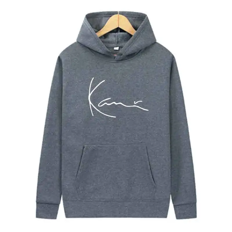 Männer Blau Weiß Mode Trends Hoodie Drucken Casual Streetwear Sport Jogging Sweatshirt Pullover Frühling Herbst Täglich Unisex Tuch – Detail 10