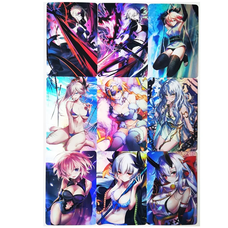 

27pcs/set ACG Beauty Fgo Fate/Grand Order Doujin Refraction Sexy Girls Hobby Collectibles Game Anime Collection Cards