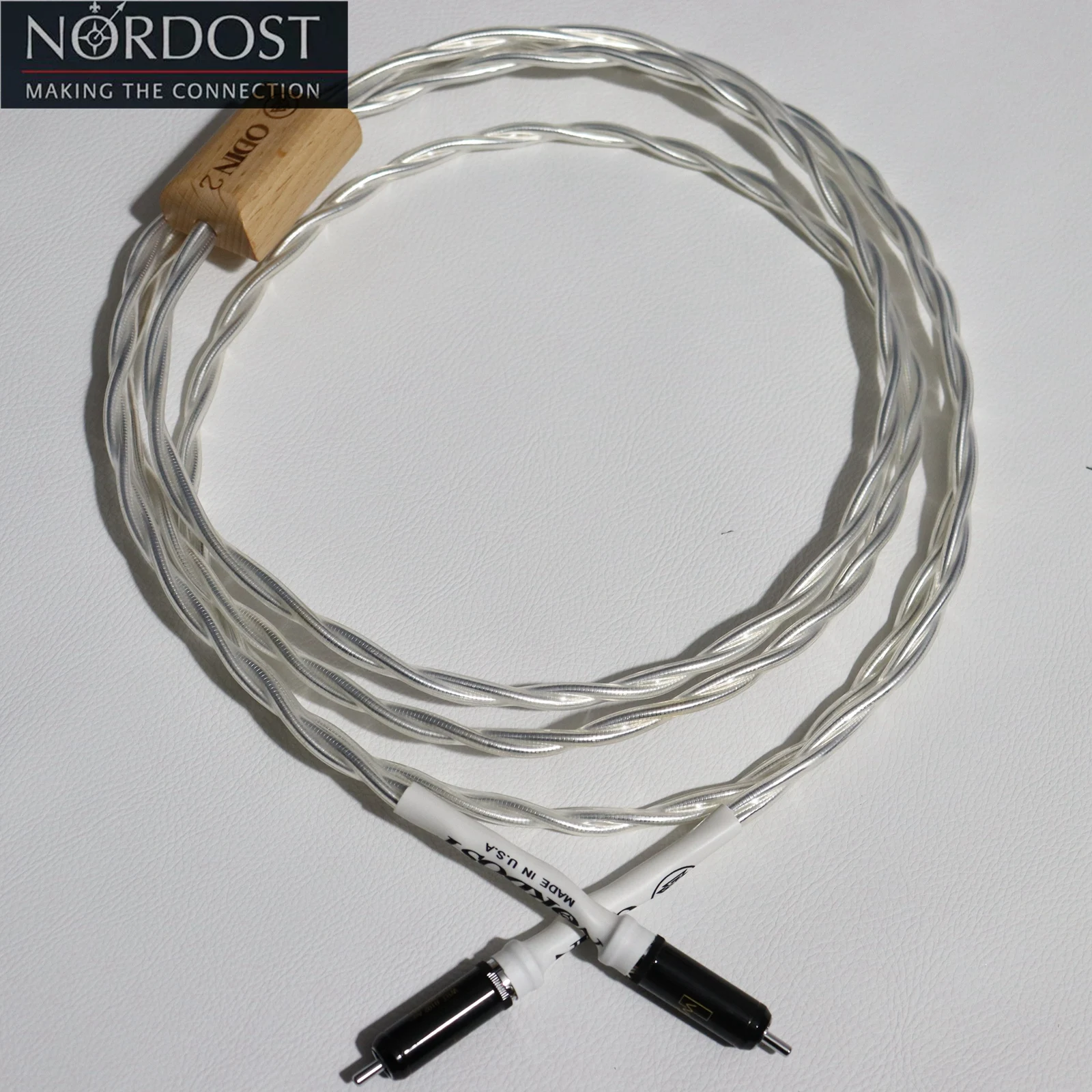 New Nordost Odin 2 Sterling Silver 75Ω digital coaxial line Hifi-grade RCA digital audio cable spdif AES/EBU subwoofer cable