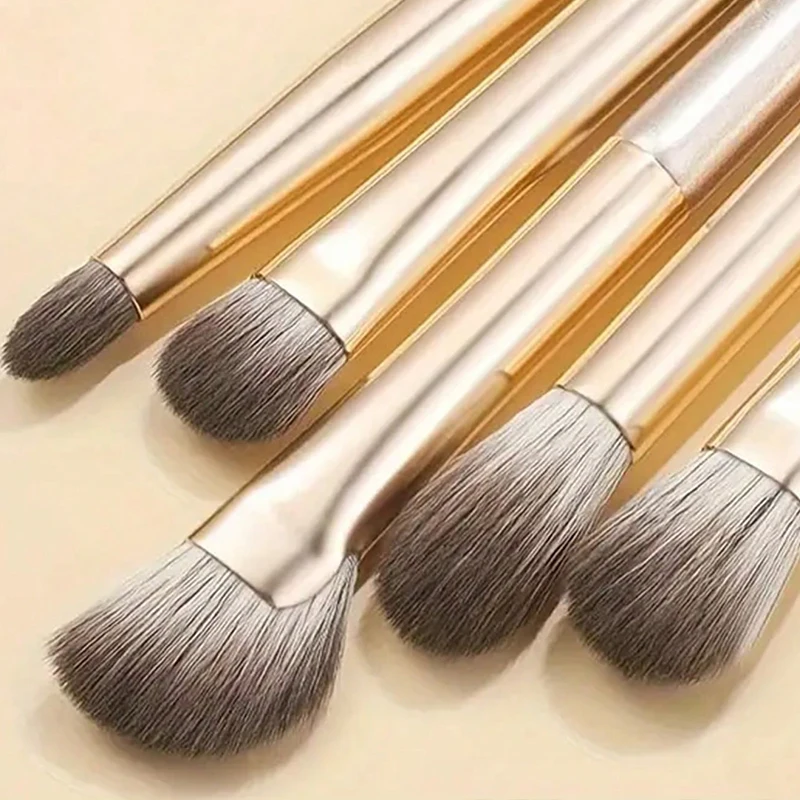 8pcs eyeshadow brush set, soft hair make-up brush, eye make-up brush, beginner nose shadow shading brush, fine eyeliner brush, p